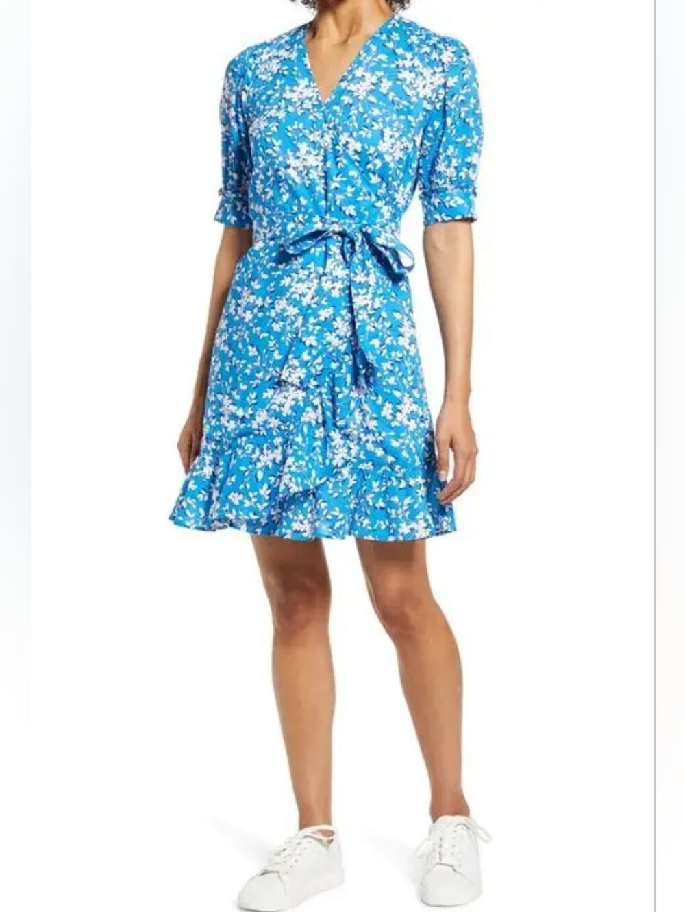 Draper James Wynonna Wrap Dress In Shadow Floral